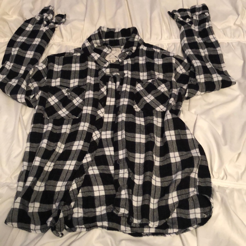 Black and white flannel!